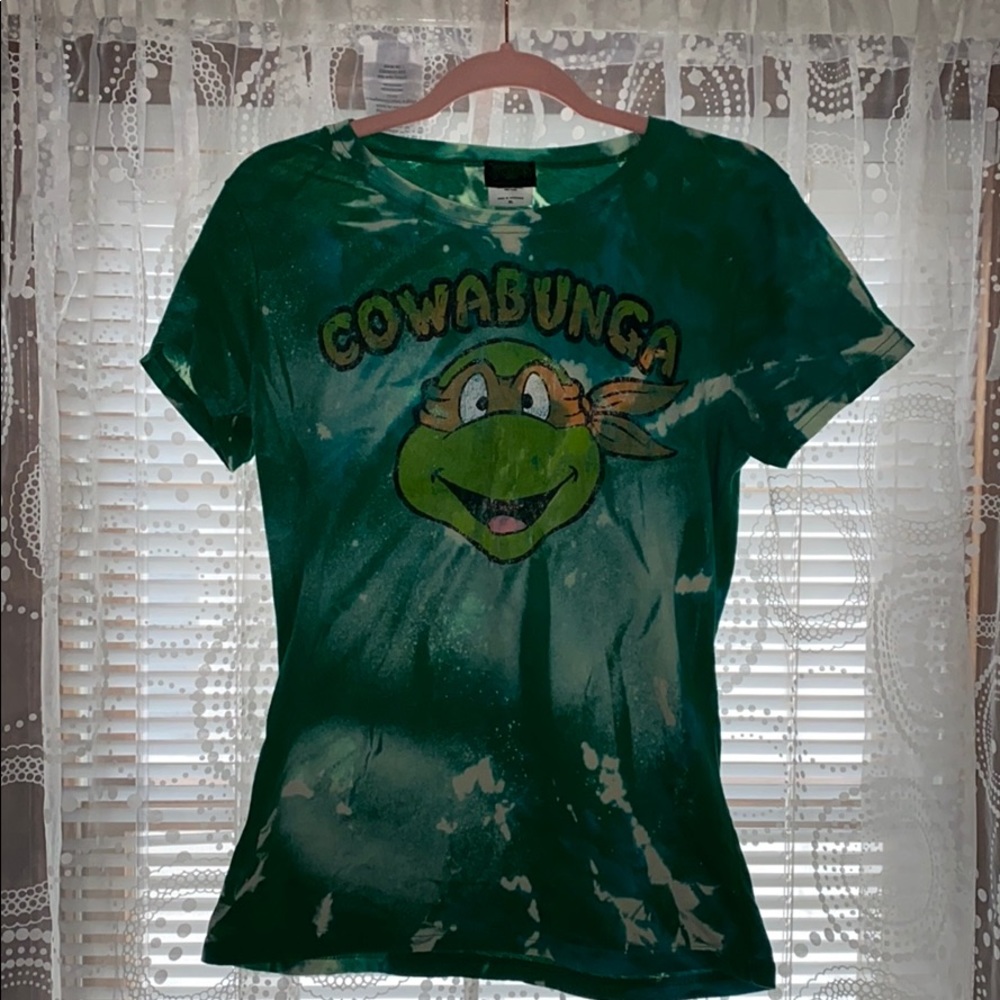 Retro Punk Vintage Ninja Turtles Woman’s Tee Sz XL